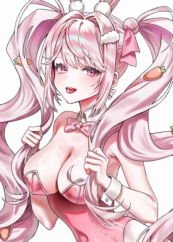Anime Girl in Bunny Suit