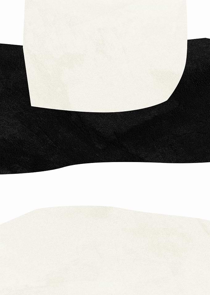 Abstract Black and White Shapes