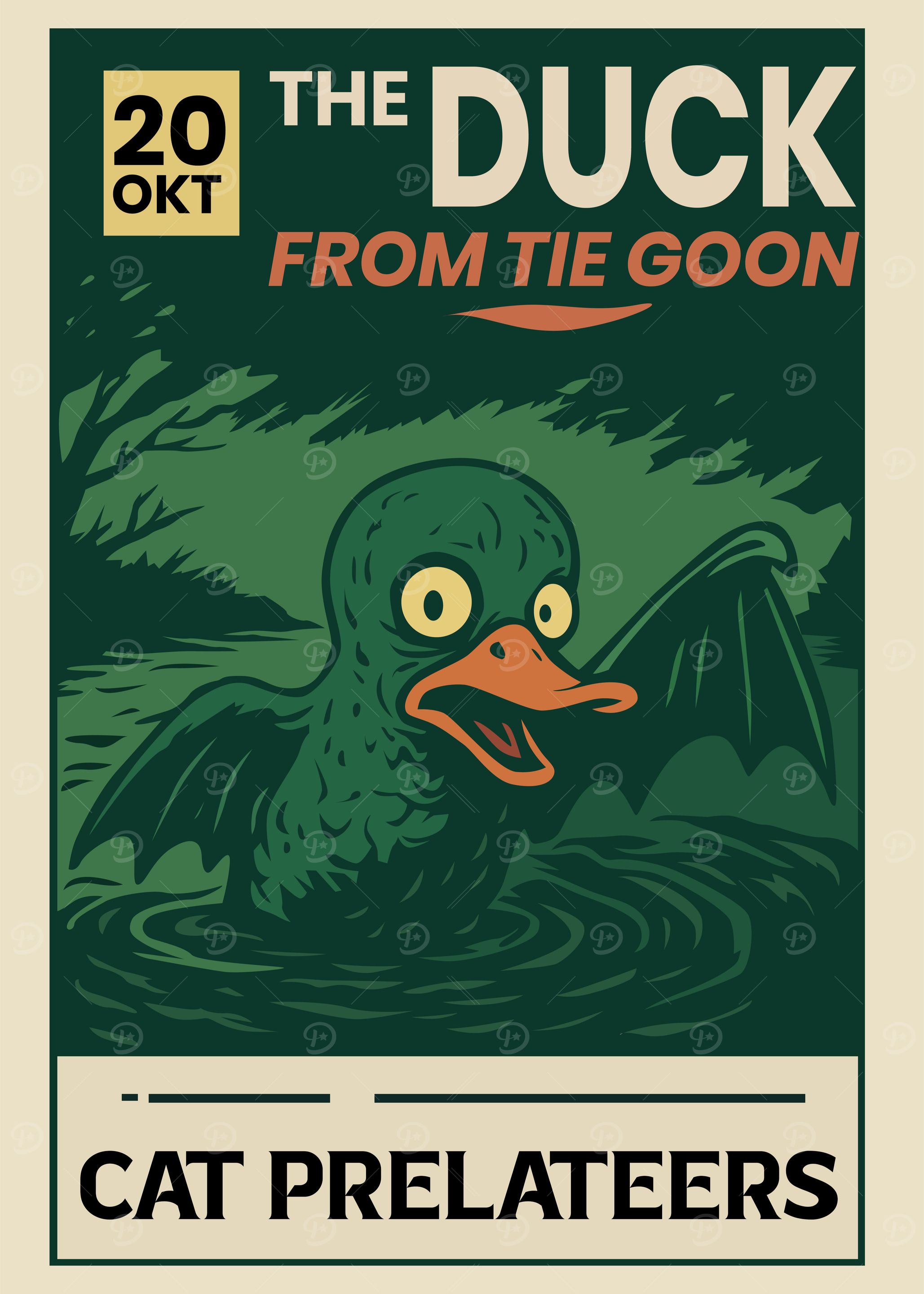 The Duck from Tie Goon Poster