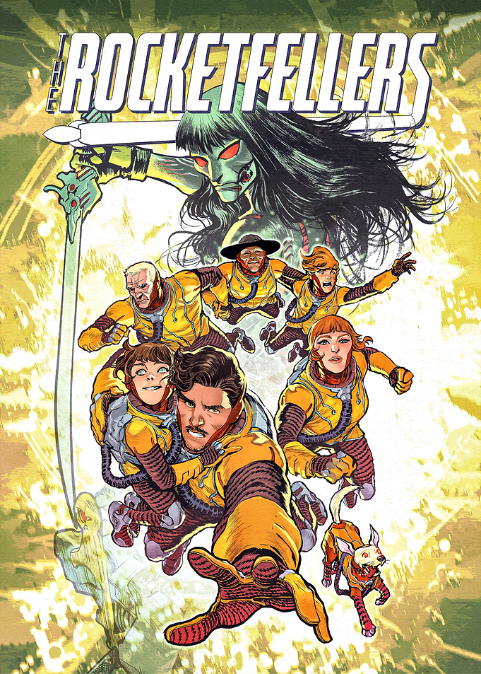 The Rocketfellers Comic Book Cover