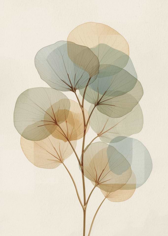 Translucent Leaves Botanical Art