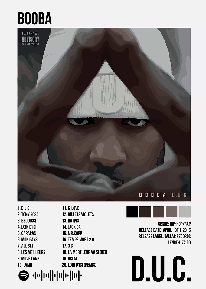 Booba D.U.C Album Cover Art