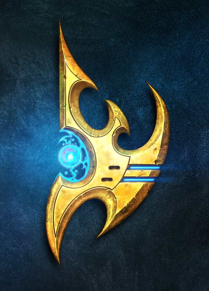 Protoss Emblem: Golden Psionic Power