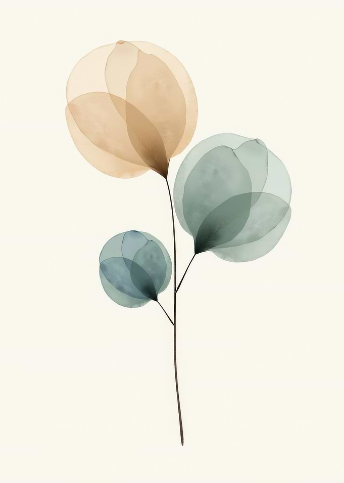 Delicate Watercolor Floral Illustration