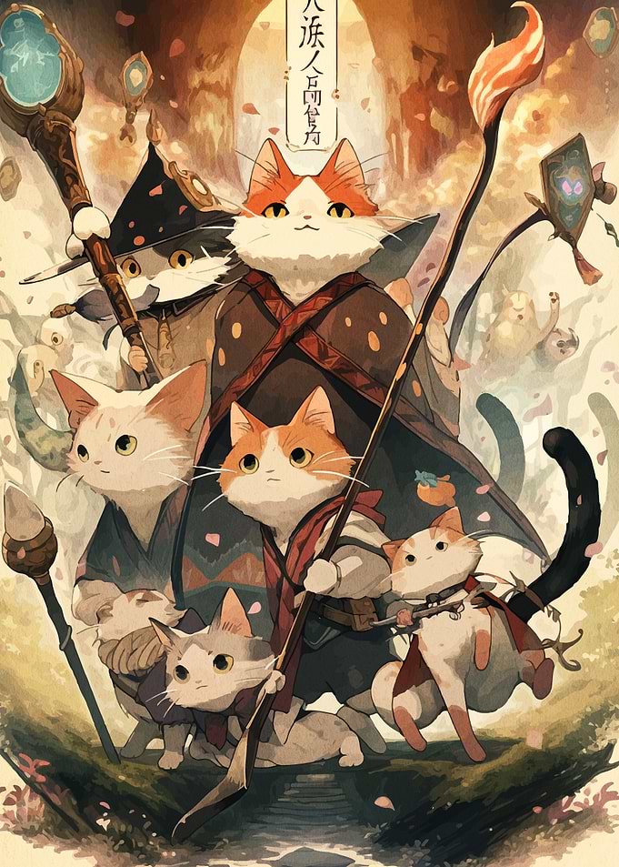 Cats in Fantasy Adventure