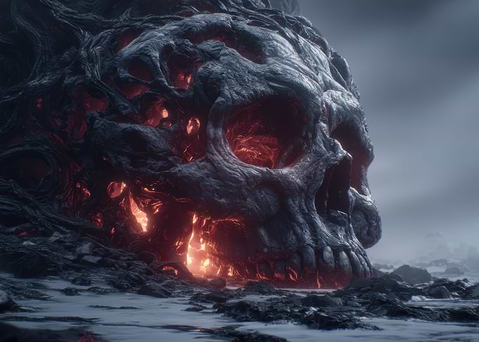 Infernal Skull Landscape