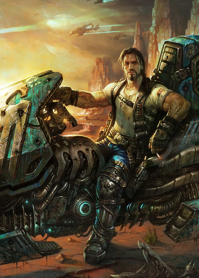 StarCraft: Jim Raynor on a Vulture