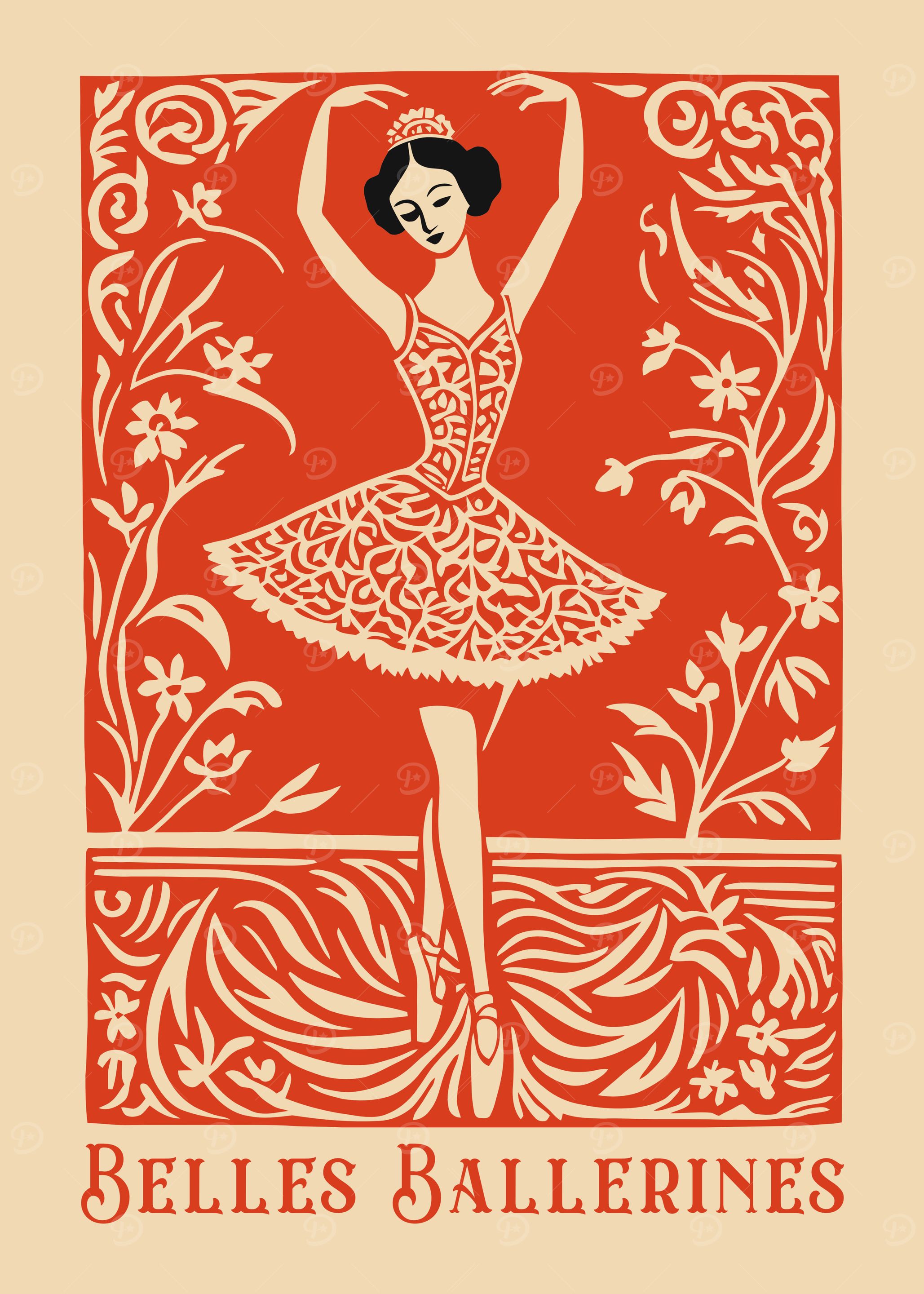 Belles Ballerines: Vintage Ballet Art