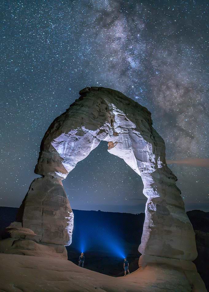 Delicate Arch under the Milky Way