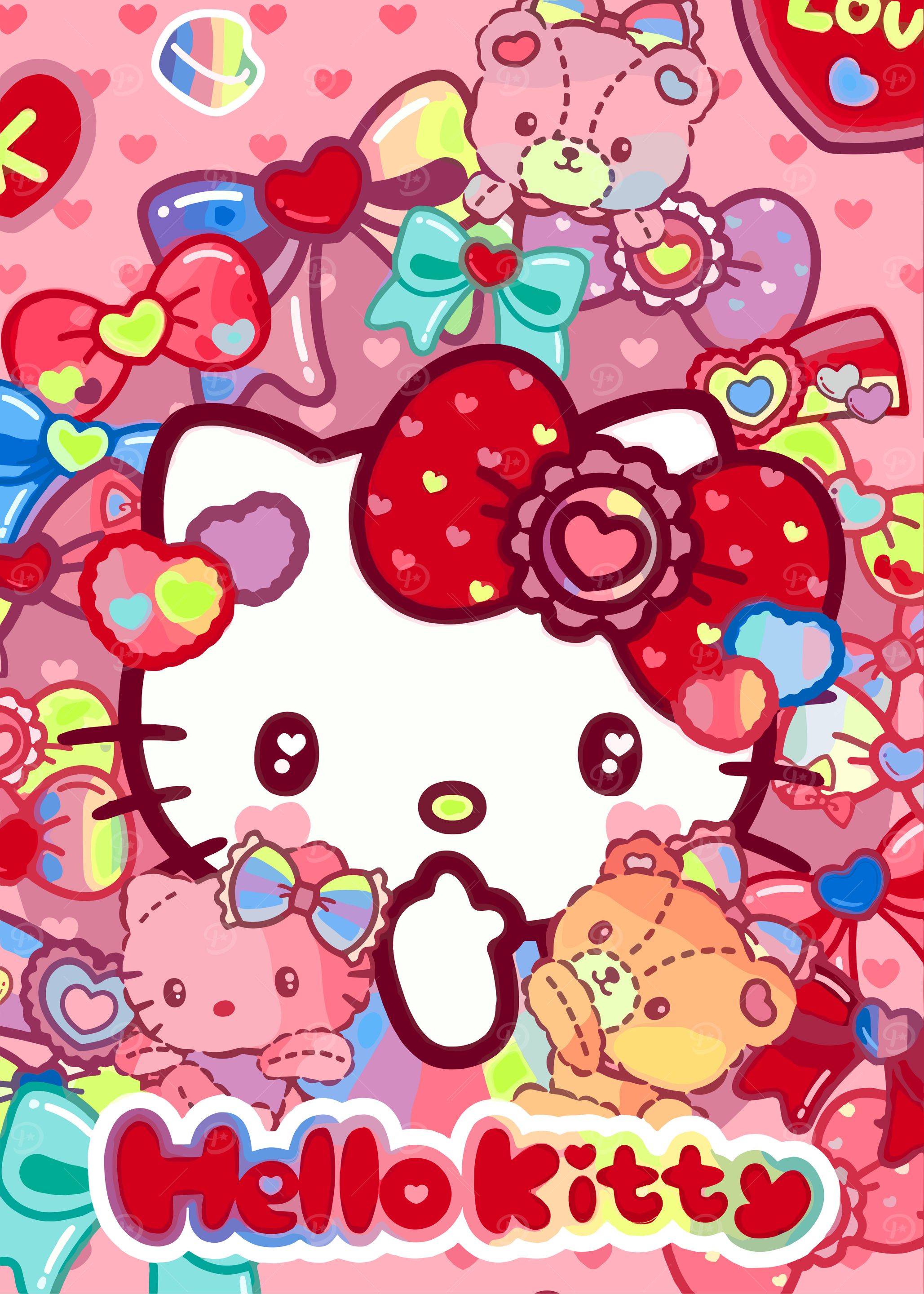 Cute Hello Kitty Poster