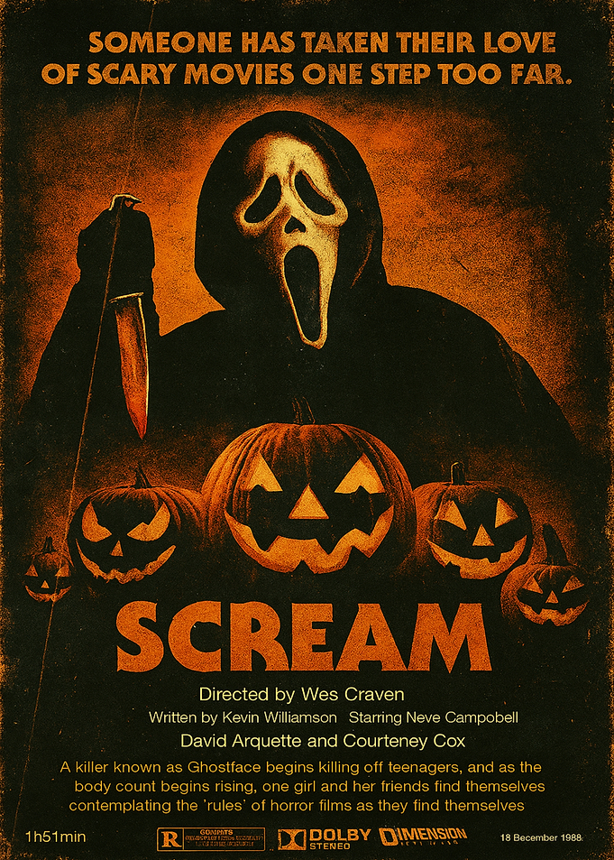 Scream Halloween Movie Poster