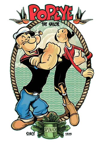 Popeye the Sailor and Olive Oyl