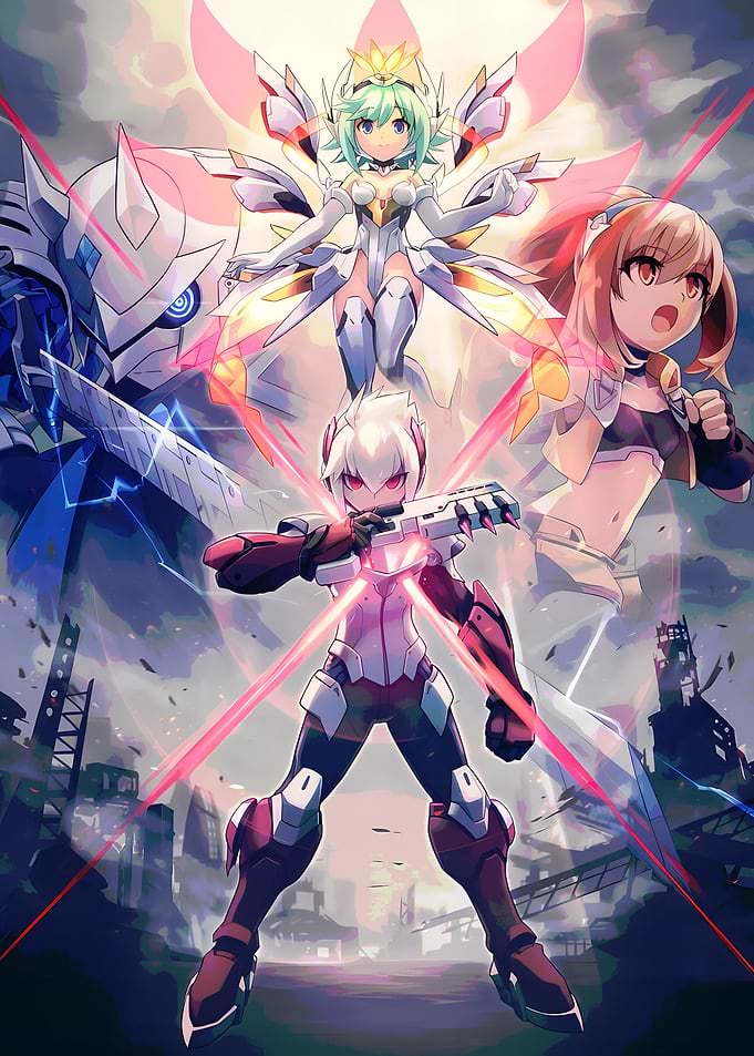 Mega man Characters in Action Pose