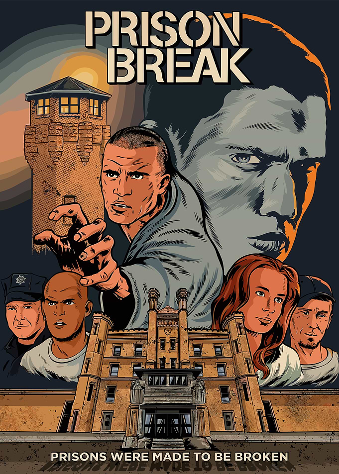 Prison Break TV Series Poster Art