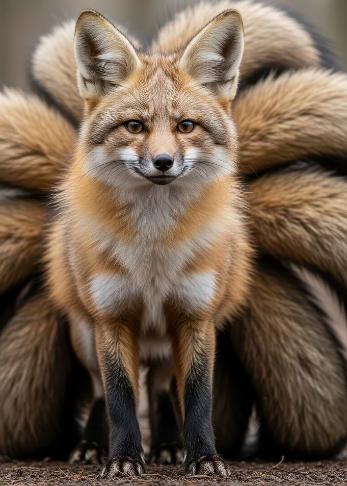 Nine-tailed Fox Portrait