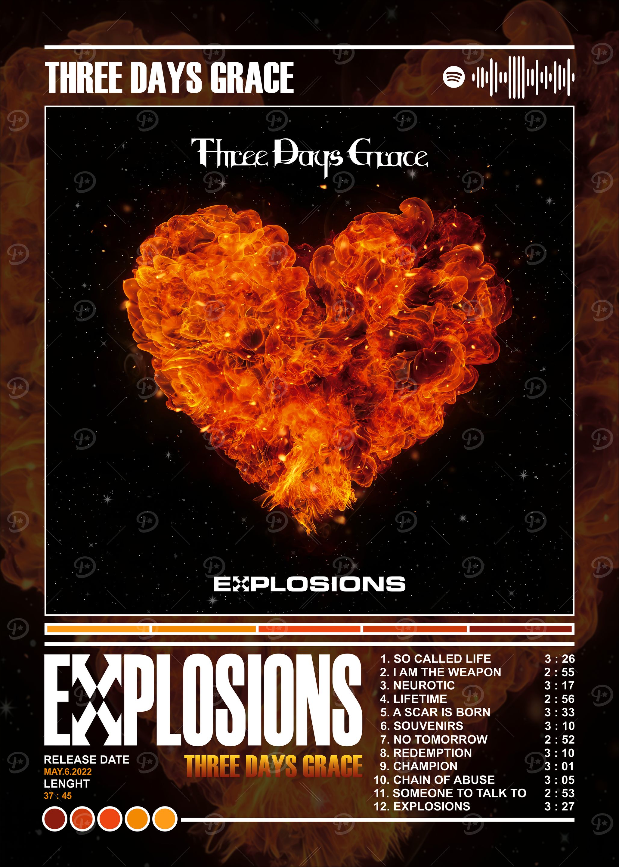 Three Days Grace - Explosions Album