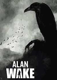 Alan Wake Raven Poster