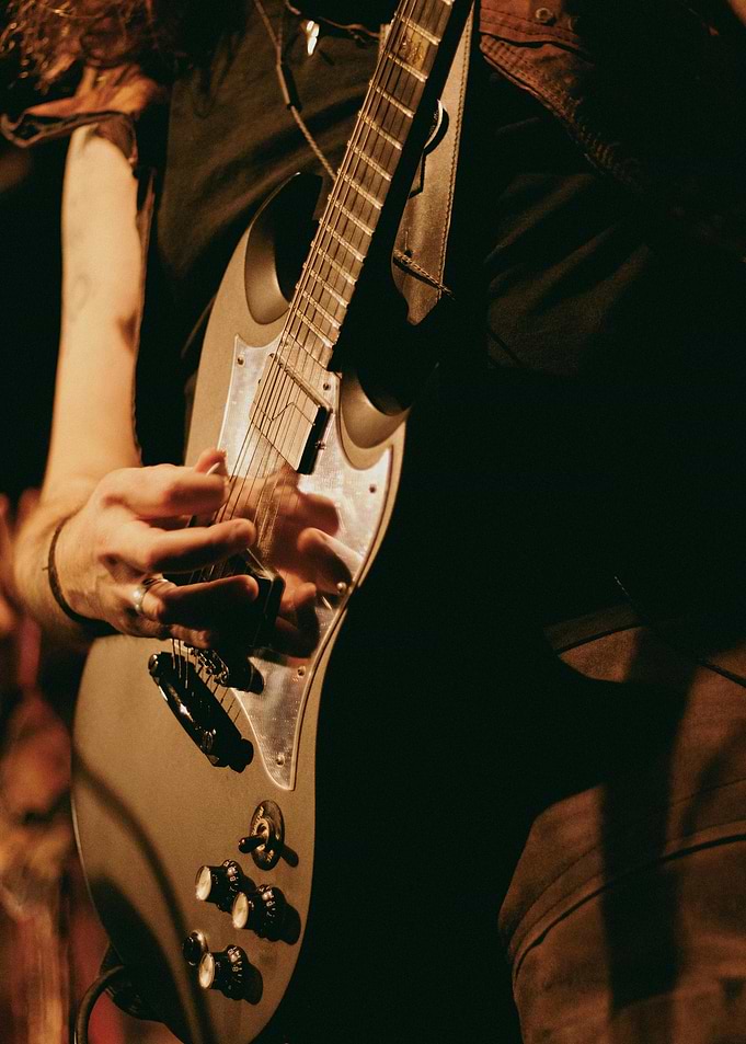 Guitar Player in Concert
