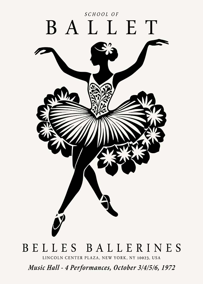 School of Ballet Poster