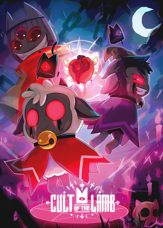 Cult of the Lamb Game Illustration