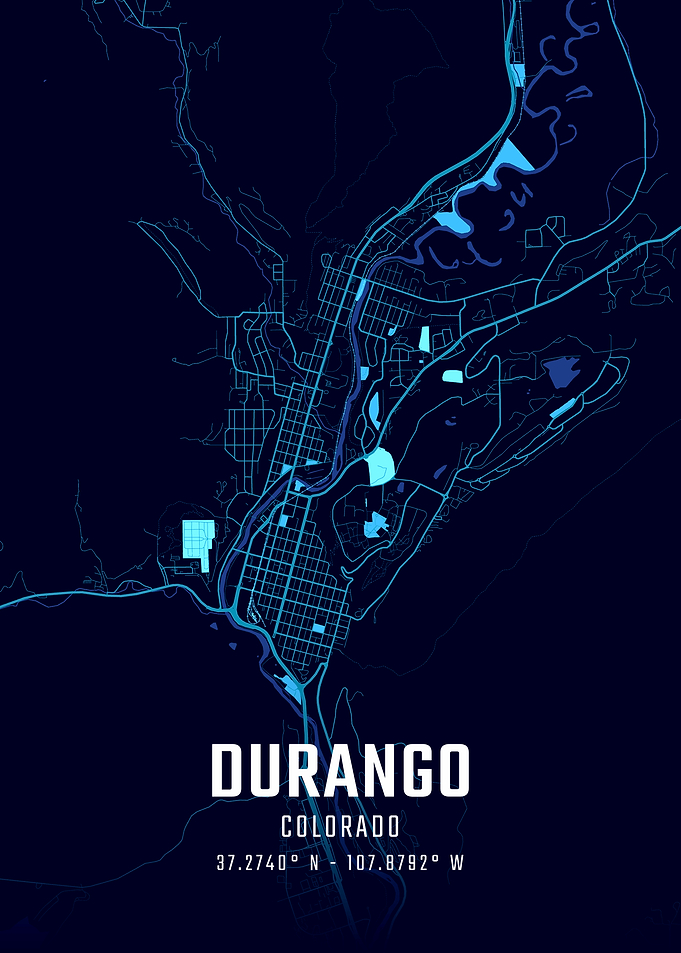 Durango Midnight City Map