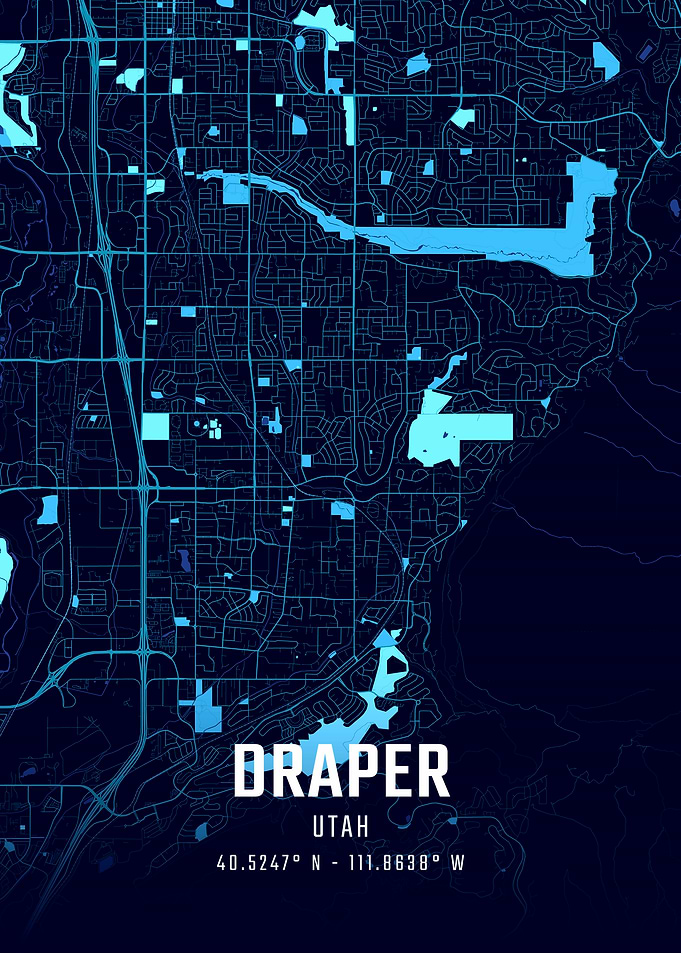 Draper Midnight City Map