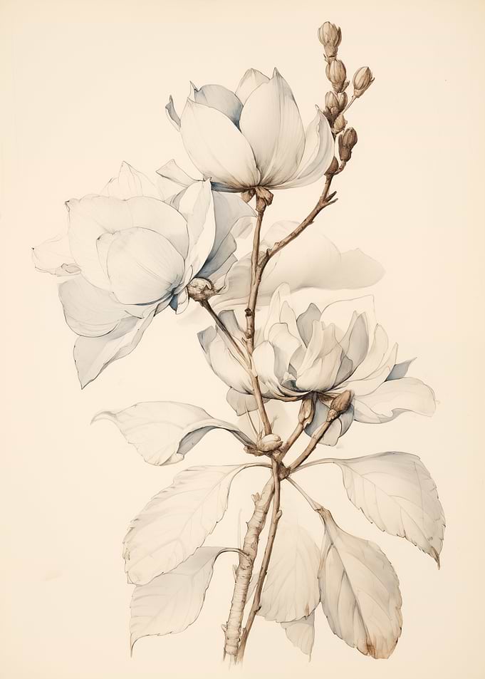 Magnolia Blooming flowers