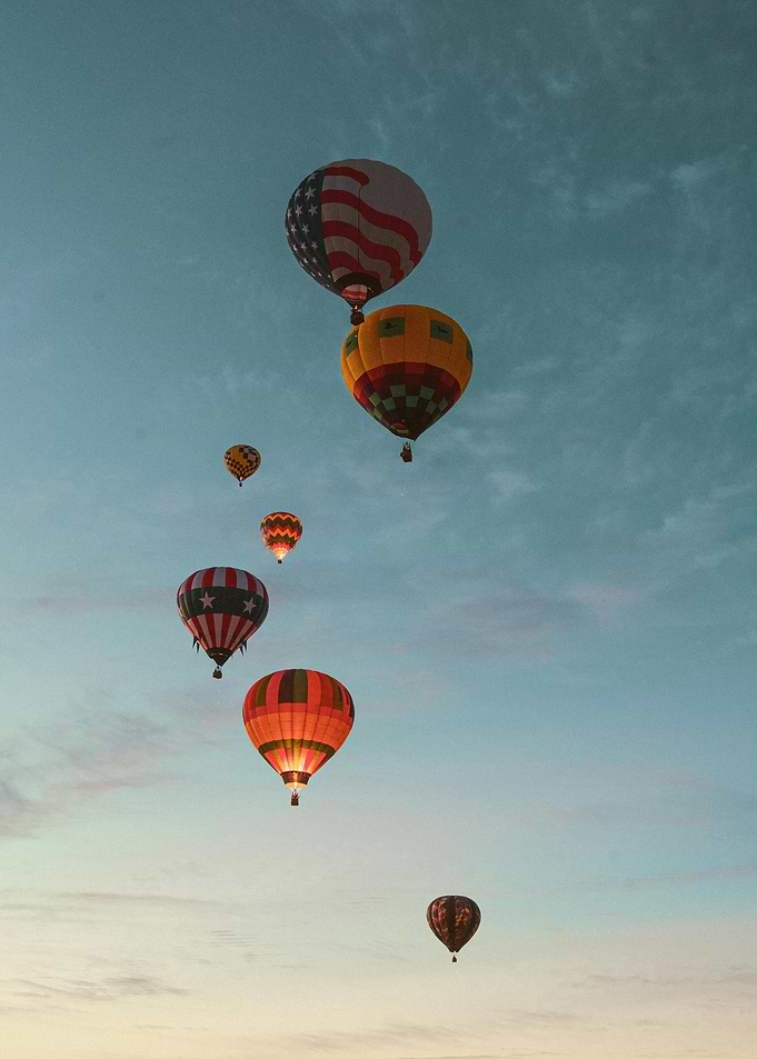 Hot Air Balloons in Sky