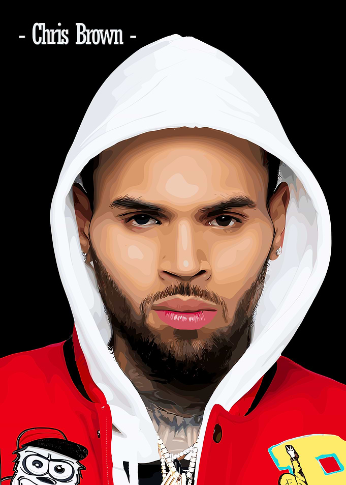 Chris Brown Vector art