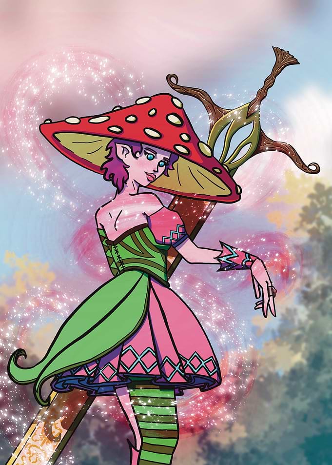 Mushroom Fairy Swordmaster