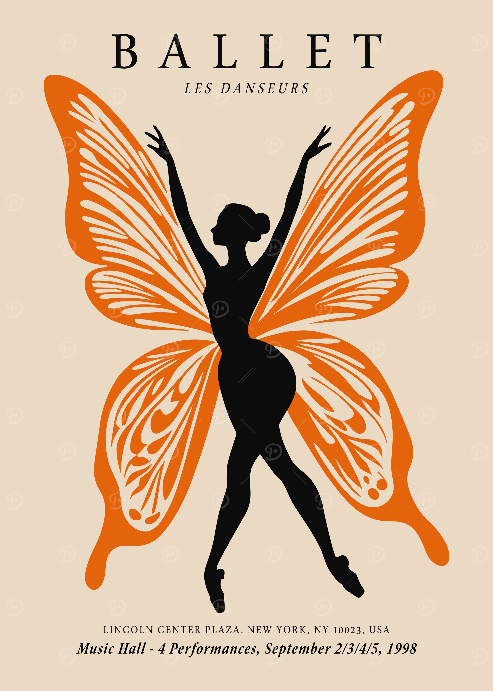 Ballet Les Danseurs Poster