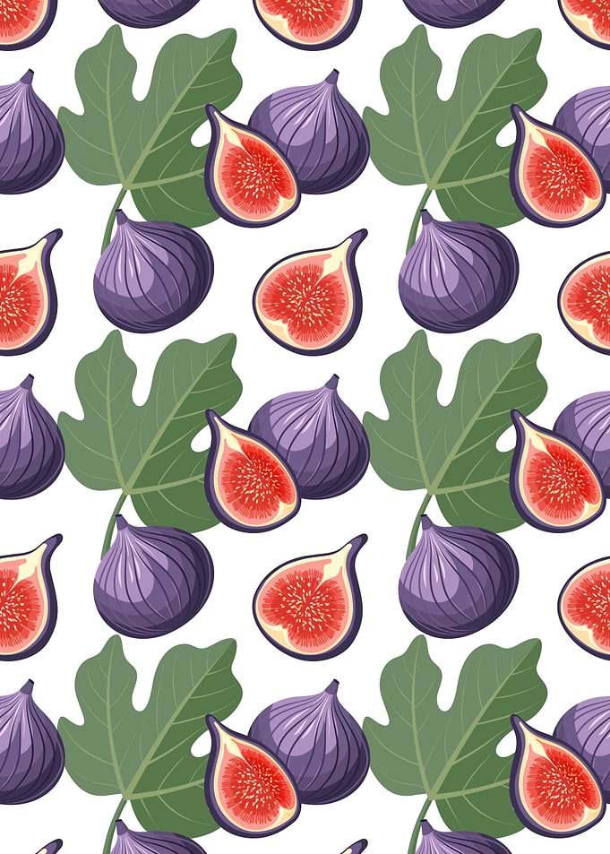 Fig Pattern with Leaves