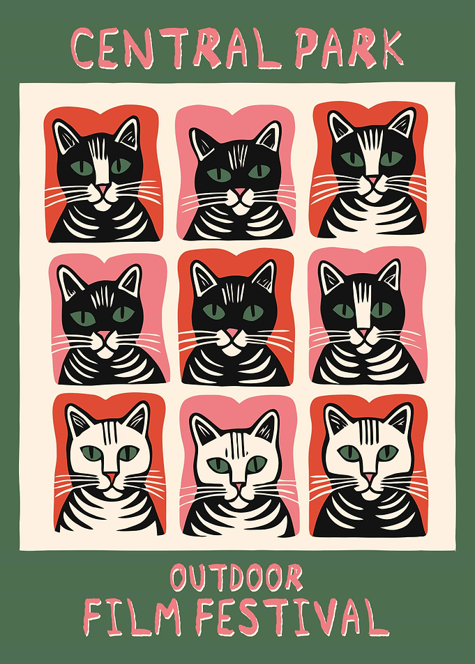 Central Park Outdoor Film Festival Cats