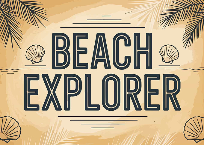 Beach Explorer Graphic Design