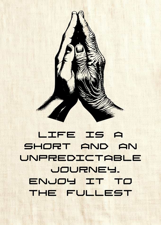 Inspirational Hands and Quote Art