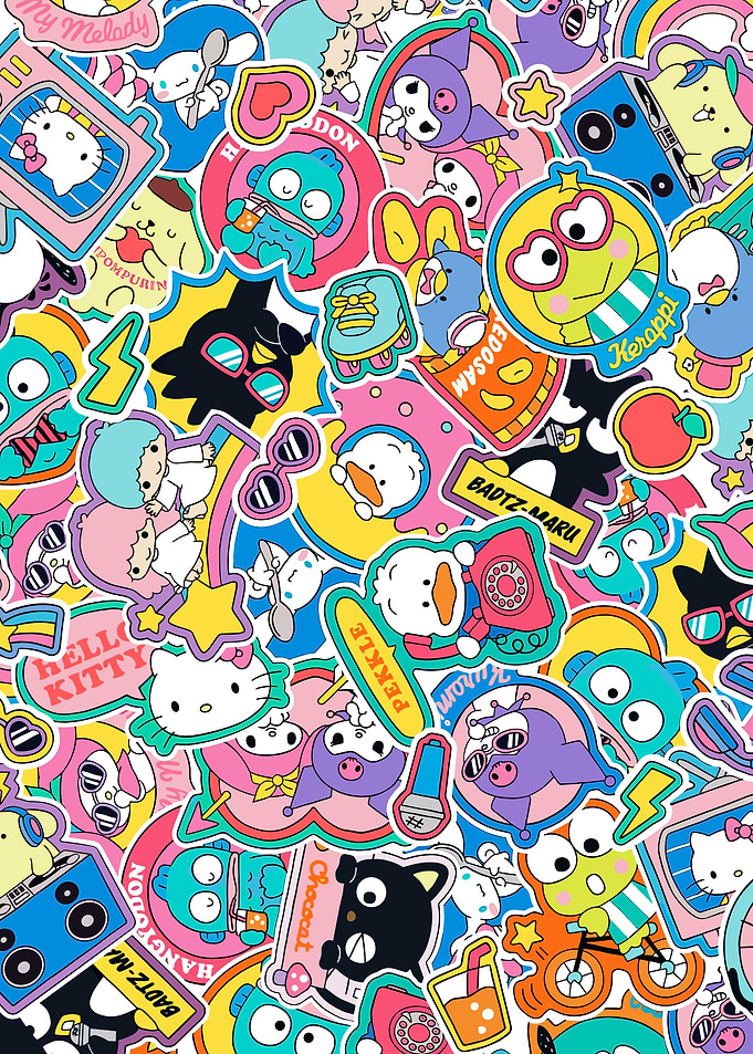 Sanrio Characters Sticker Collage