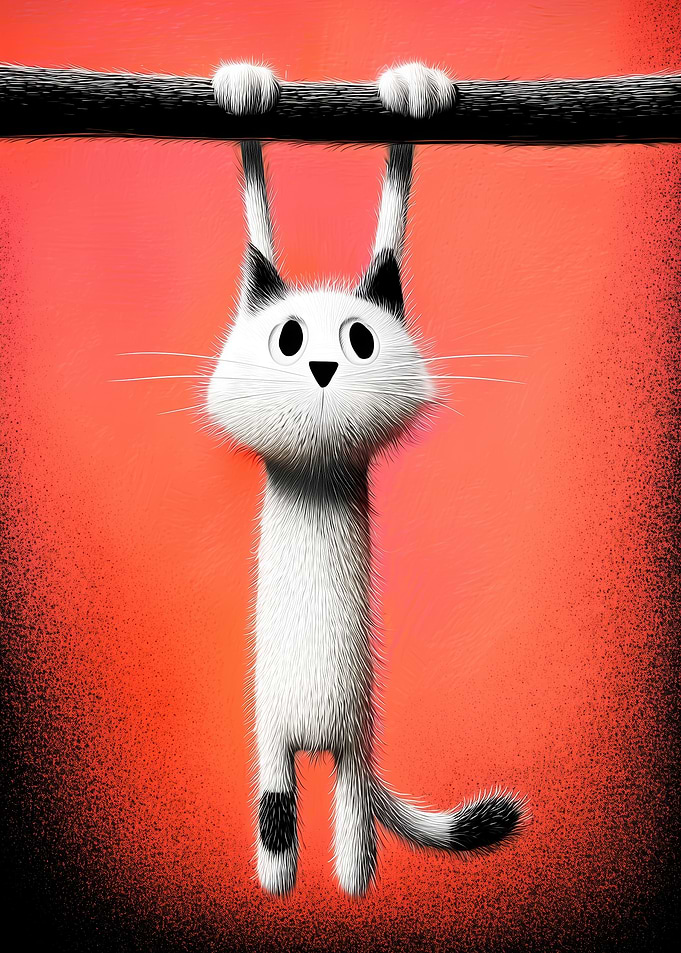 Hanging Cat