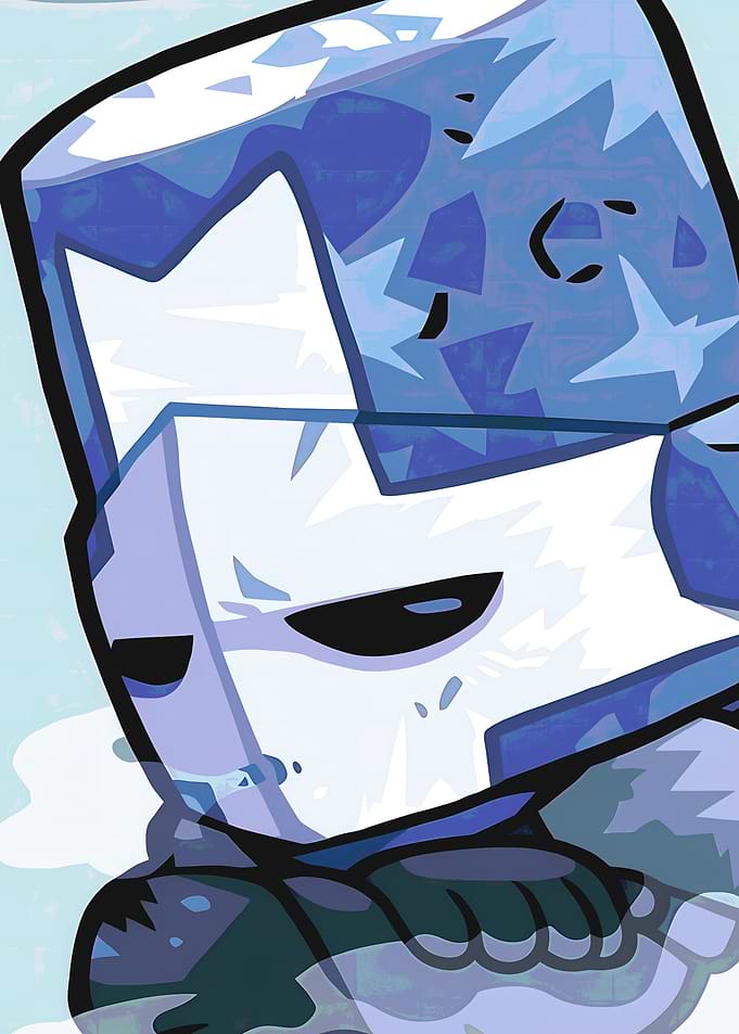 Blue Knight from Castle Crashers