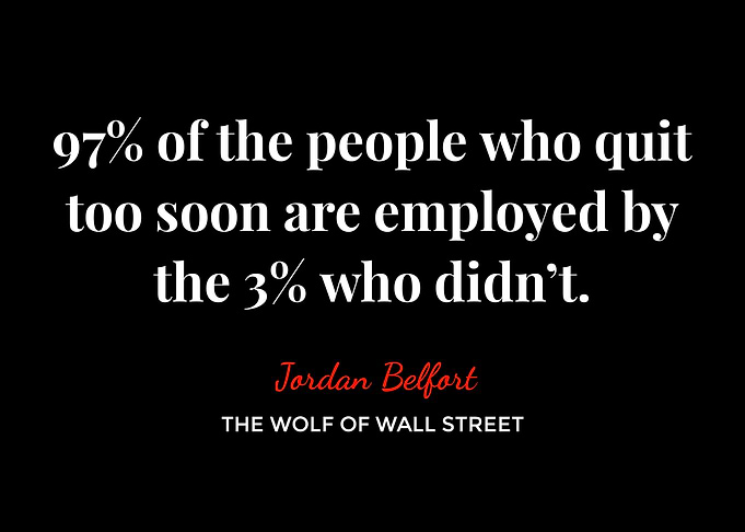 Jordan Belfort Quote - Wolf of Wall Street
