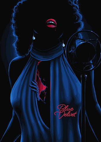 Blue Velvet Movie Poster Art