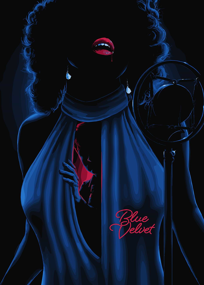 Blue Velvet Movie Poster Art