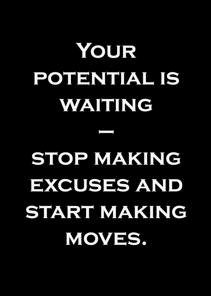 Inspirational Quote: Potential and Action