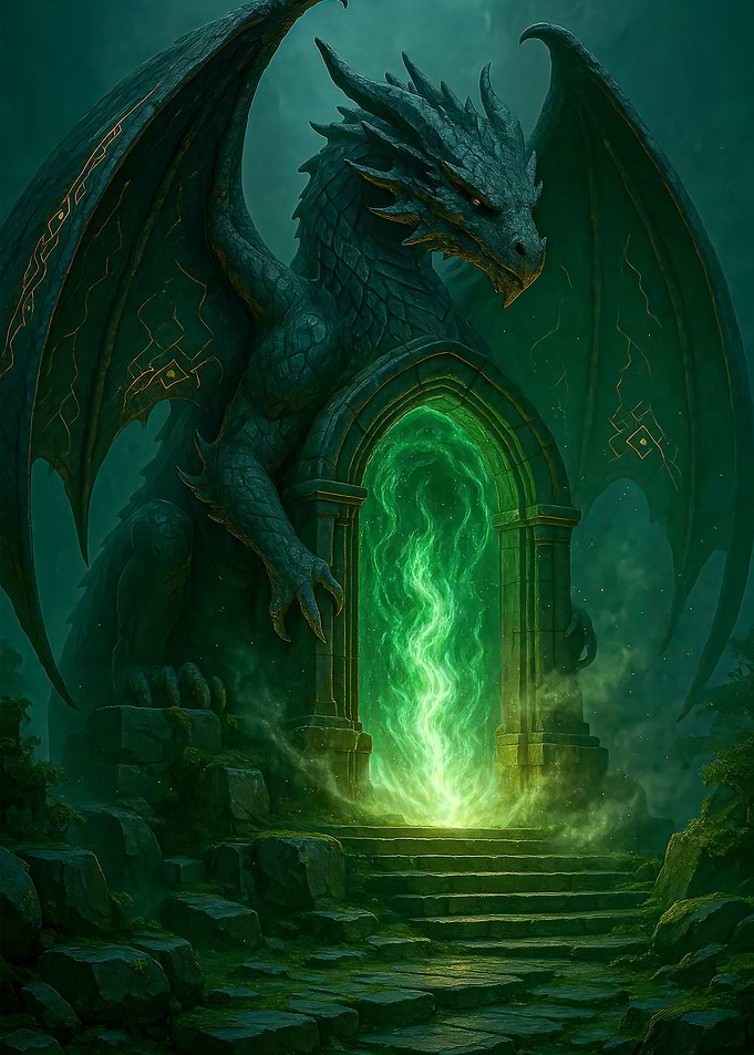 Dragon Guardian of Emerald Portal