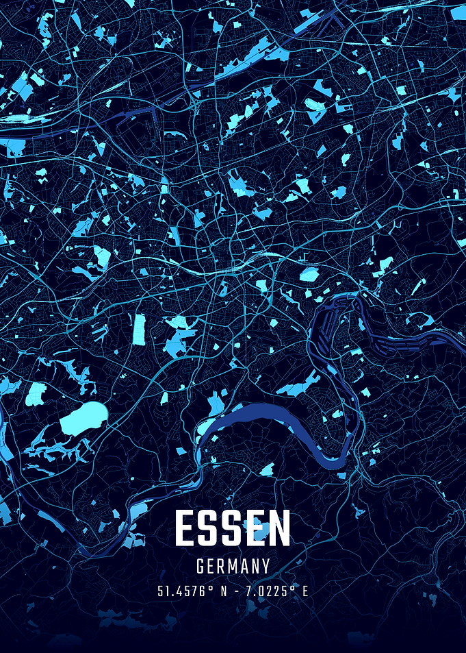 Essen Midnight City Map