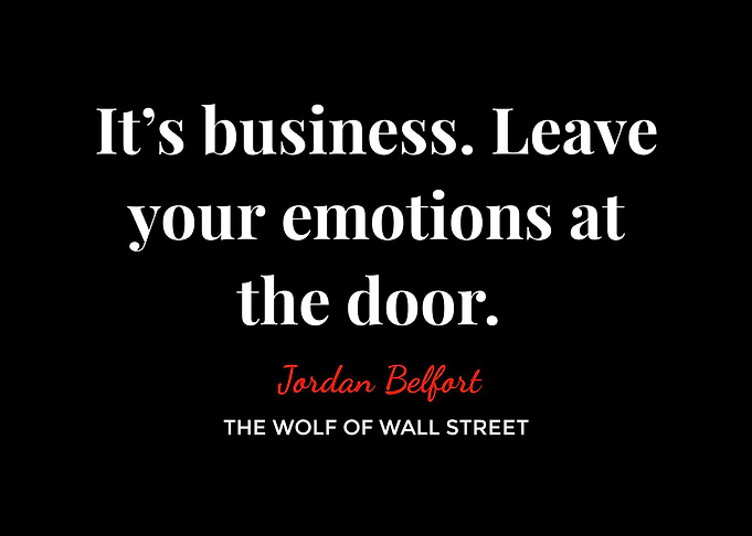 Business Quote from The Wolf of Wall Street