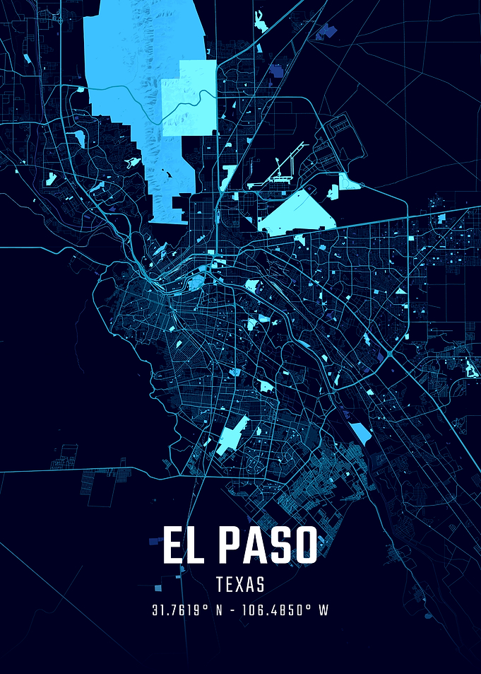 El Paso Midnight City Map