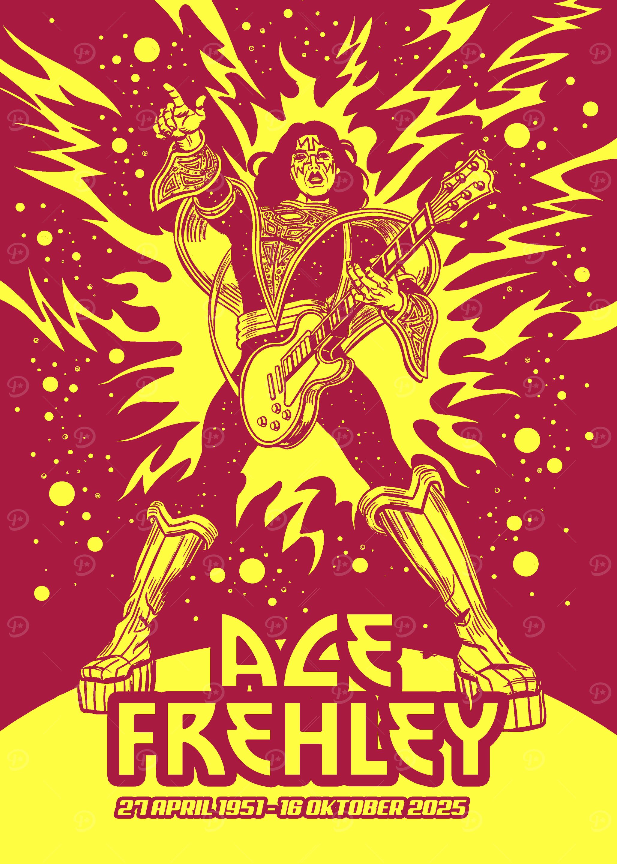 Ace Frehley Poster Art