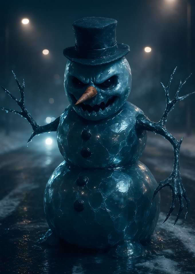Horror Snowman