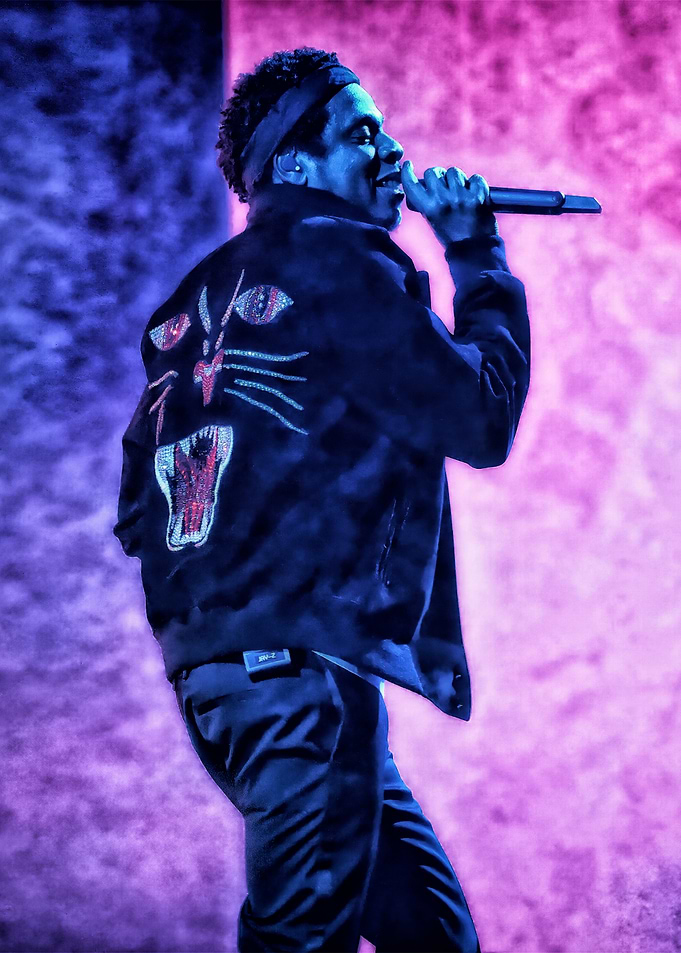 Male Singer with Panther Jacket