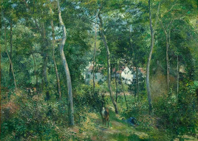 Edge of the Woods Near L'Hermitage